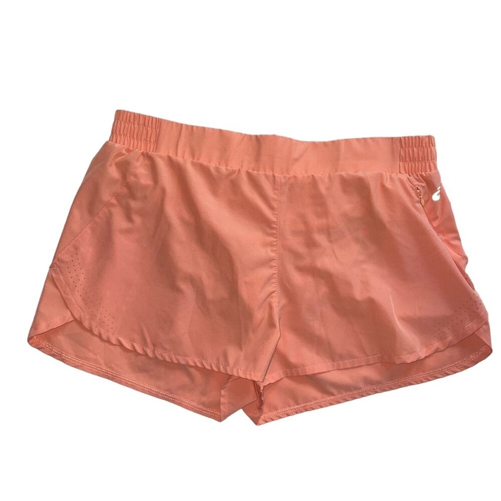 Asics Womens Running Shorts Fitness Gym Athletic Lightweight  Peach Size XL